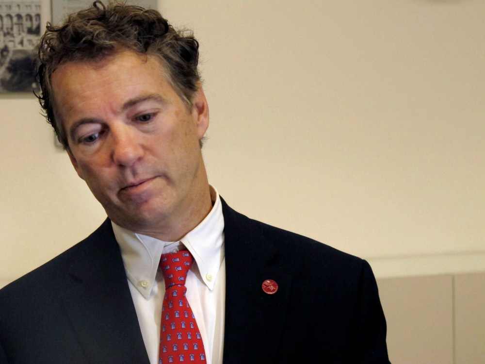 Sen. Rand Paul, R-Ky.  Jan. 7, 2013  (AP Photo/Aron Heller, FILE)