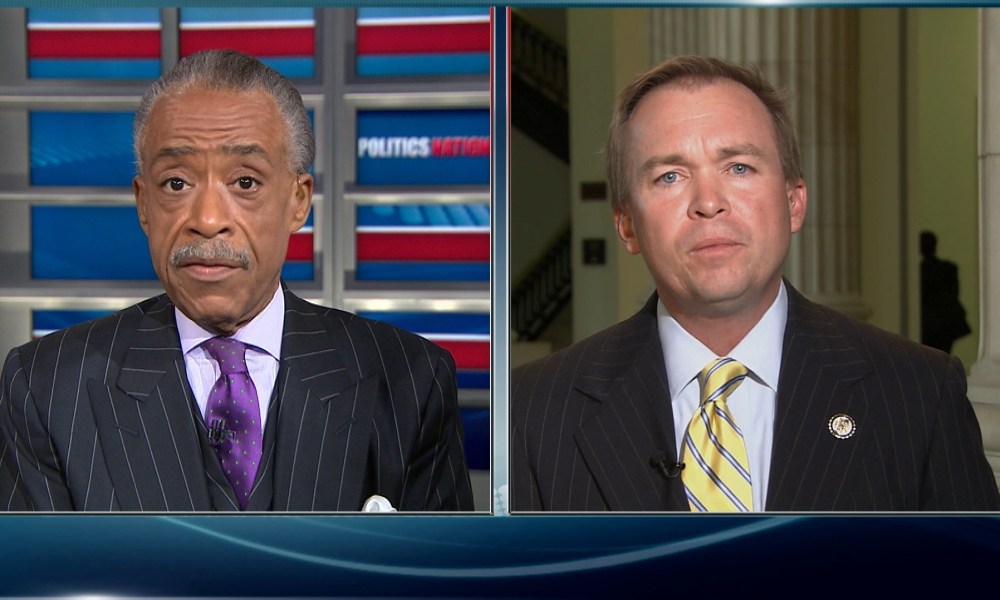 Sharpton and Mulvaney