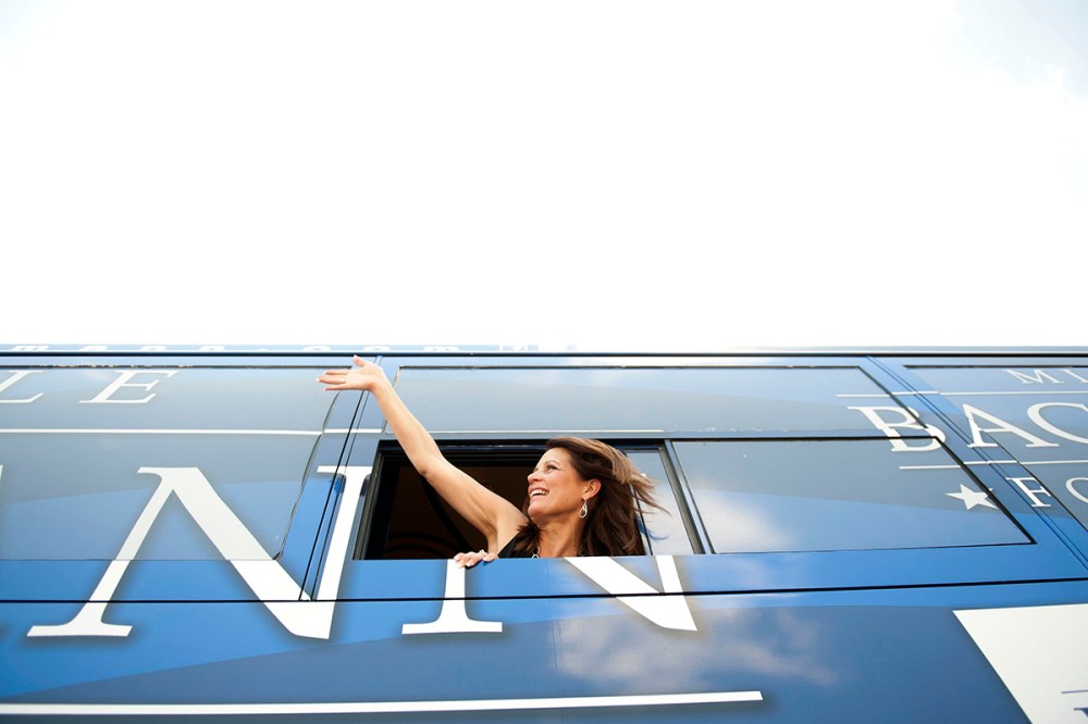 Michele Bachmann campaigning in 2011