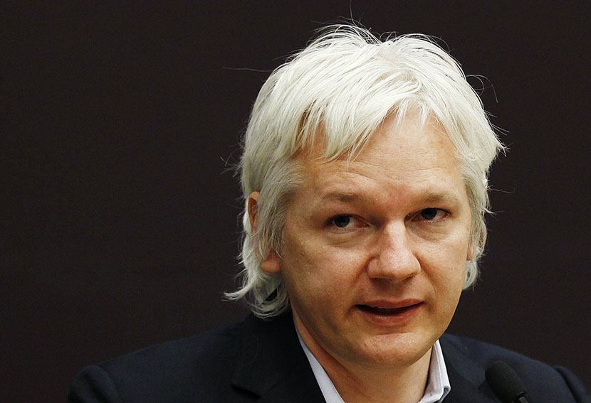 Founder of whistleblowing website Wikileaks Julian Assange. (Photo by Luke MacGregor/Reuters)