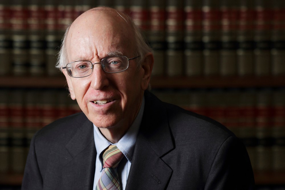 Federal Judge Richard Posner poses in his chambers in Chicago, July 2, 2012. (Photo by John Gress/Reuters)