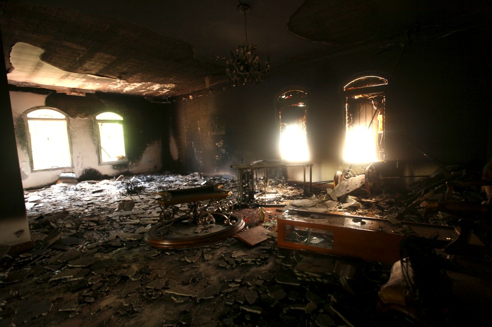 An interior view of the U.S. consulate in Benghazi, Libya on Sept. 12, 2012.