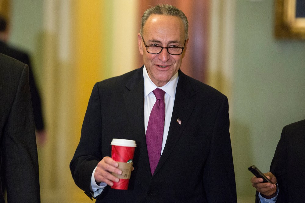 r Chuck Schumer (D-NY) (Photo by Joshua Roberts/Reuters).
