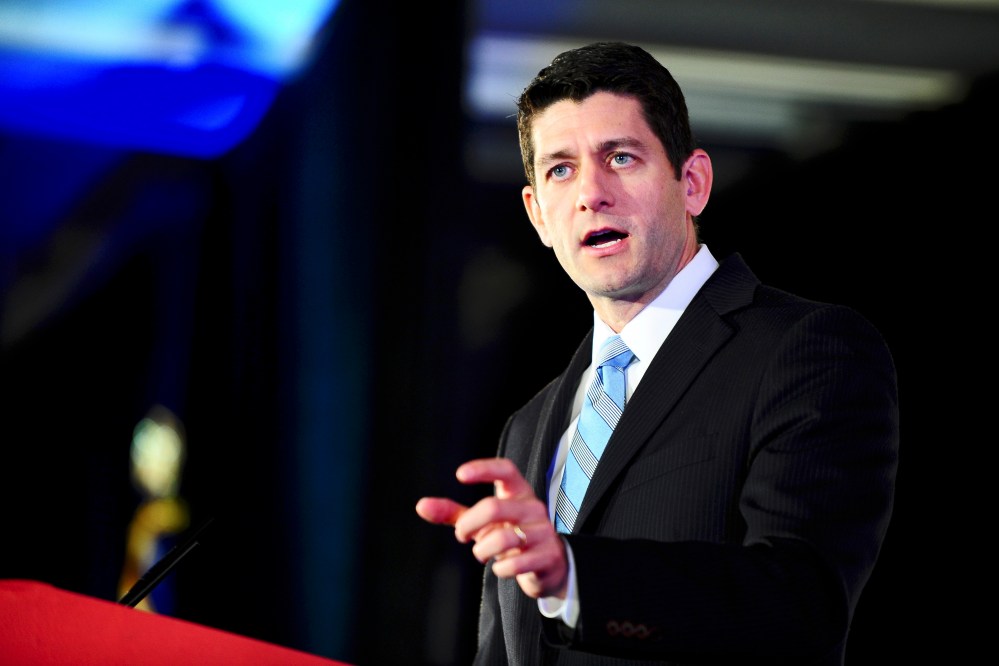 Representative Paul Ryan (R-WI) attends the Faith and Freedom Coalition Road to Majority Conference in Washington, June 14, 2013.