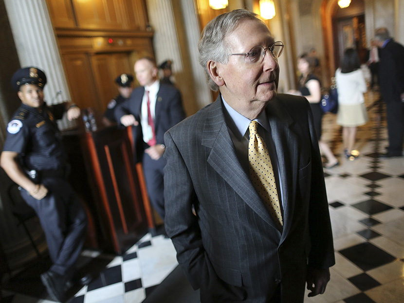 U.S. Senate Minority Leader Mitch McConnell (Photo by Jonathan Ernst/Reuters)