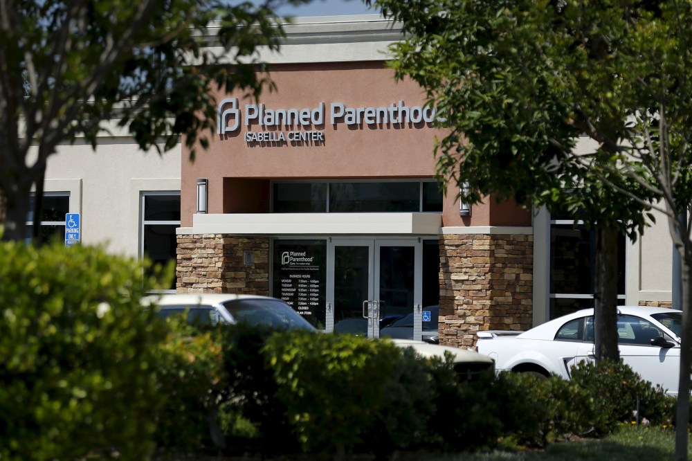 A Planned Parenthood clinic is seen in Vista, Calif., Aug, 3, 2015. (Photo by Mike Blake/Reuters)