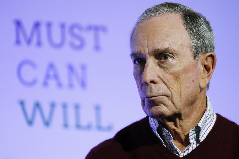 Former New York City Mayor Michael Bloomberg attends a meeting during COP21 at Le Bourget, near Paris, France, Dec. 5, 2015. (Photo by Stephane Mahe/Reuters)