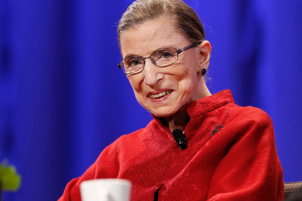 Justice Ruth Bader Ginsburg attends an event in Long Beach, Calif., on Oct. 26, 2010. (Photo by Mario Anzuoni/Reuters)