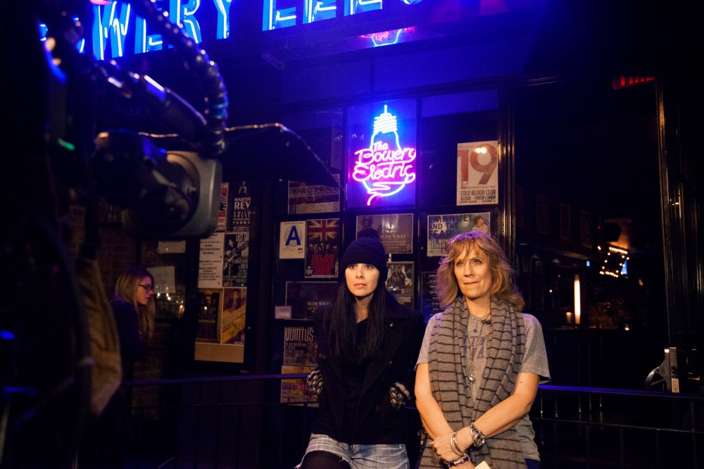 Sarah Silverman and Lizz Winstead at the “Clear Eyes, Full Hearts, Can Choose” telethon event in Manhattan, Nov. 18, 2013.