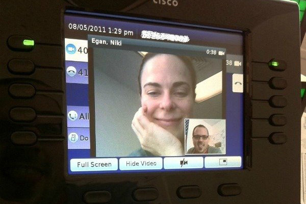 Then Nikki called me (her phone doesn't know how to spell her name).