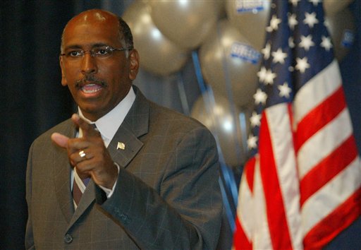Former RNC chair Michael Steele. (AP Photo/Matt Houston)