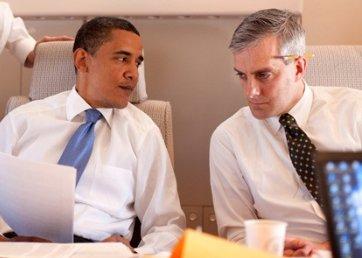 President Obama and Denis McDonough, his new White House chief of staff