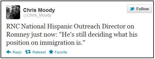 RNC: Romney 'still deciding' his position on immigration