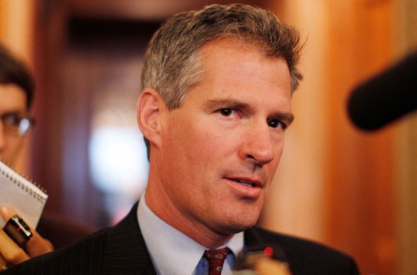 Scott Brown takes both sides of the contraception issue.