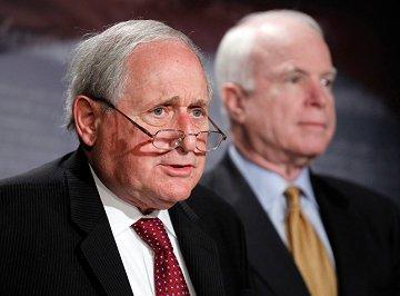 Senate Armed Services Chairman Carl Levin (D-Mich.) and ranking member John McCain (R-Ariz.)