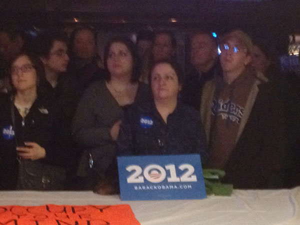 Ed interviews debate watching crowd during a break