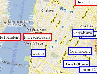 A close-up screenshot of Manhattan for OpenSignalMaps' project.