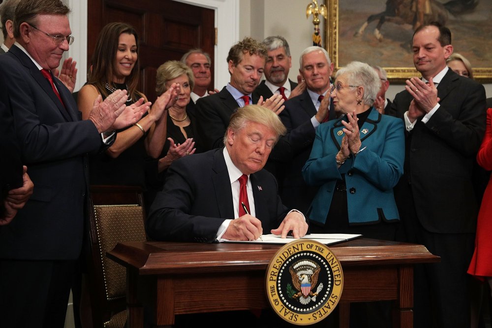 Image: President Trump Signs Executive Order To Promote Healthcare Choice
