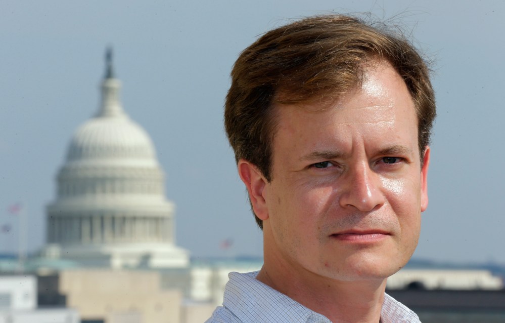 Eric Glatt, a Georgetown Law student, poses for a photograph on their campus, Wednesday, June 12, 2013 in Washington. A federal judge in New York ruled this week that Fox Searchlight Pictures violated minimum wage and overtime laws by not paying...