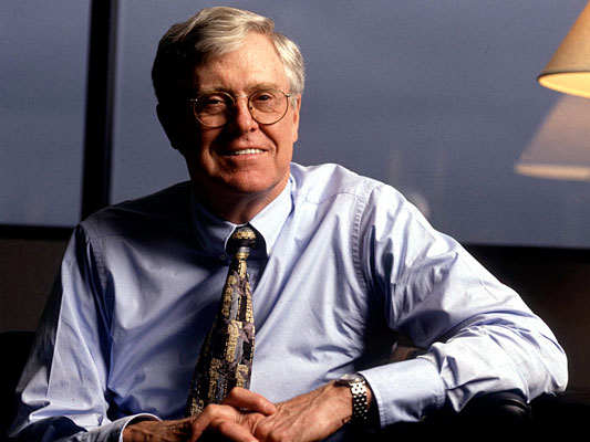 File Photo, undated. Image of  Charles Koch. (Photo by John Chiasson/Liaison via Getty Images/File)