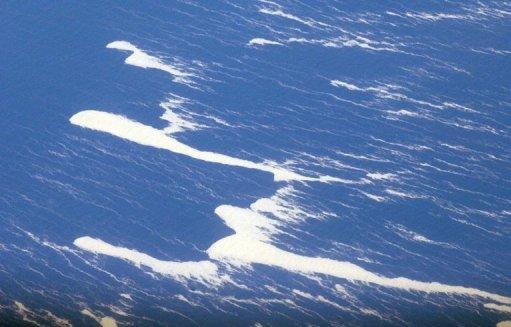 Floating rock raft the size of Belgium, obviously