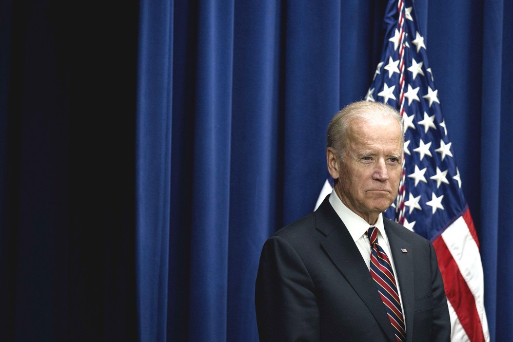 Vice President Joe Biden delivers remarks at an event in Washington, D.C., on Oct. 19, 2015. (Photo by Jim Watson/AFP/Getty)
