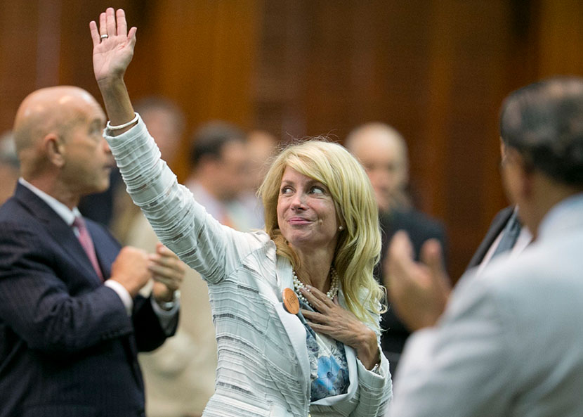 State Sen. Wendy Davis (Photo by Bob Daemmrich/Corbis)
