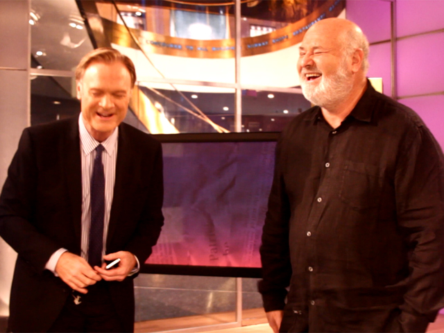 Lawrence O'Donnell and Rob Reiner