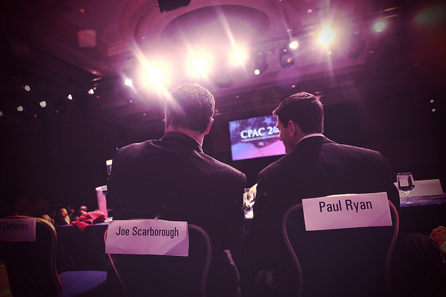 Joe Scarborough and Rep. Paul Ryan, R-Wis., at CPAC 2012 in Washington D.C.