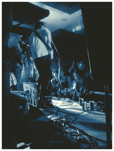 Real Estate perform at the K&K Super Buffet in Ridgewood, Queens, NYC.