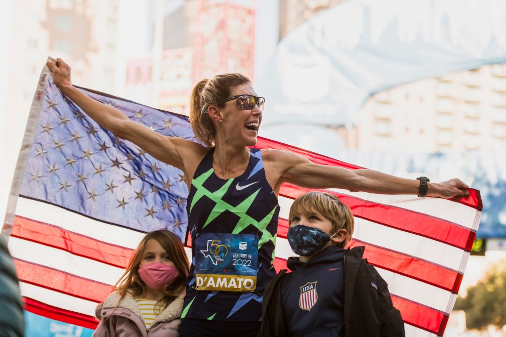 Keira D'Amato and her kids.