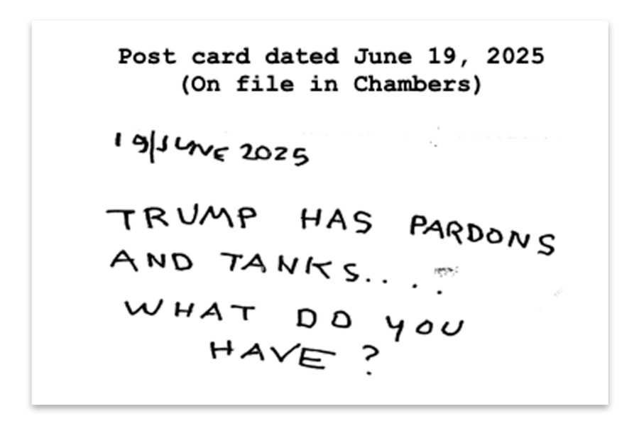 Note from legal document.