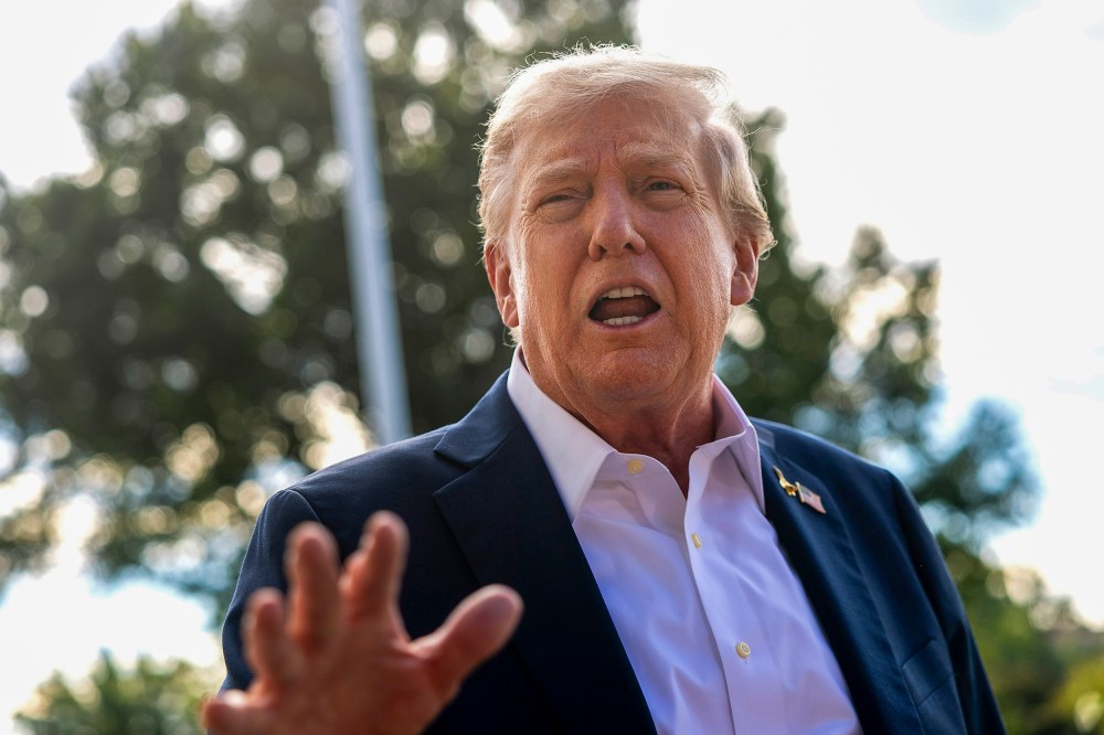 President Trump Departs Washington For The Ryder Cup In New York.
