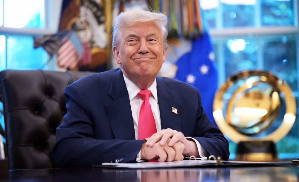 U.S. President Donald Trump in the Oval Office.