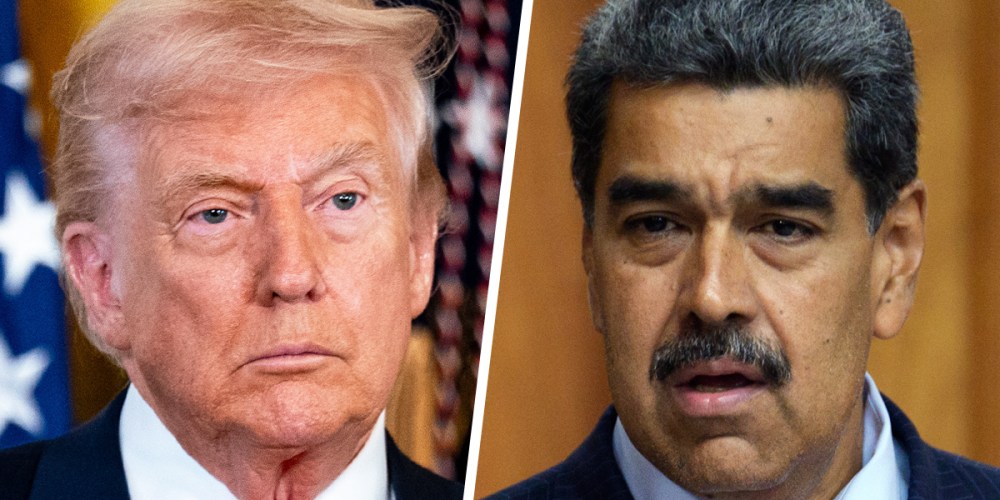 Donald Trump; Nicolás Maduro.
