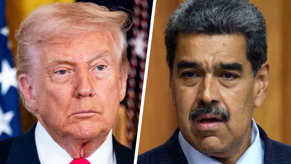 Donald Trump; Nicolás Maduro.