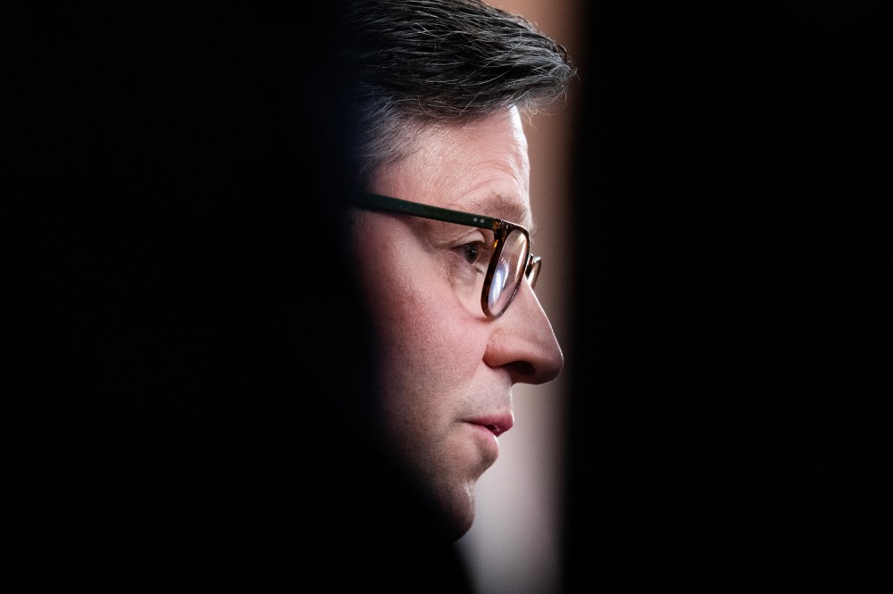 Speaker of the House Mike Johnson in the Capitol.