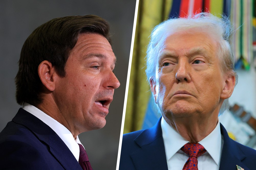 Ron DeSantis; Donald Trump.