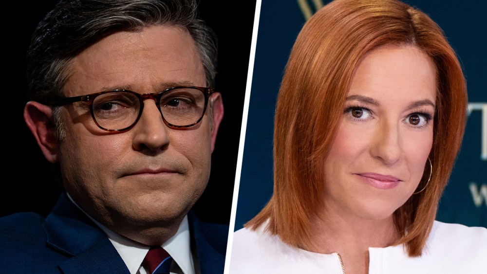 Speaker of the House Mike Johnson; Jen Psaki.