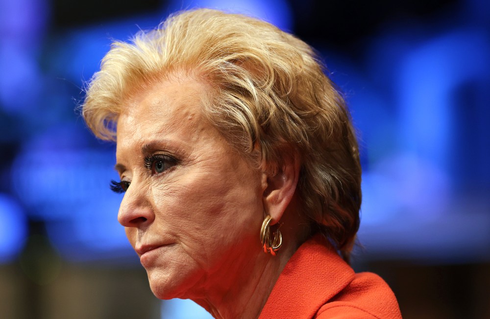 Linda McMahon on Feb. 13, 2025 in the Dirksen Senate Office Building in Washington, D.C.