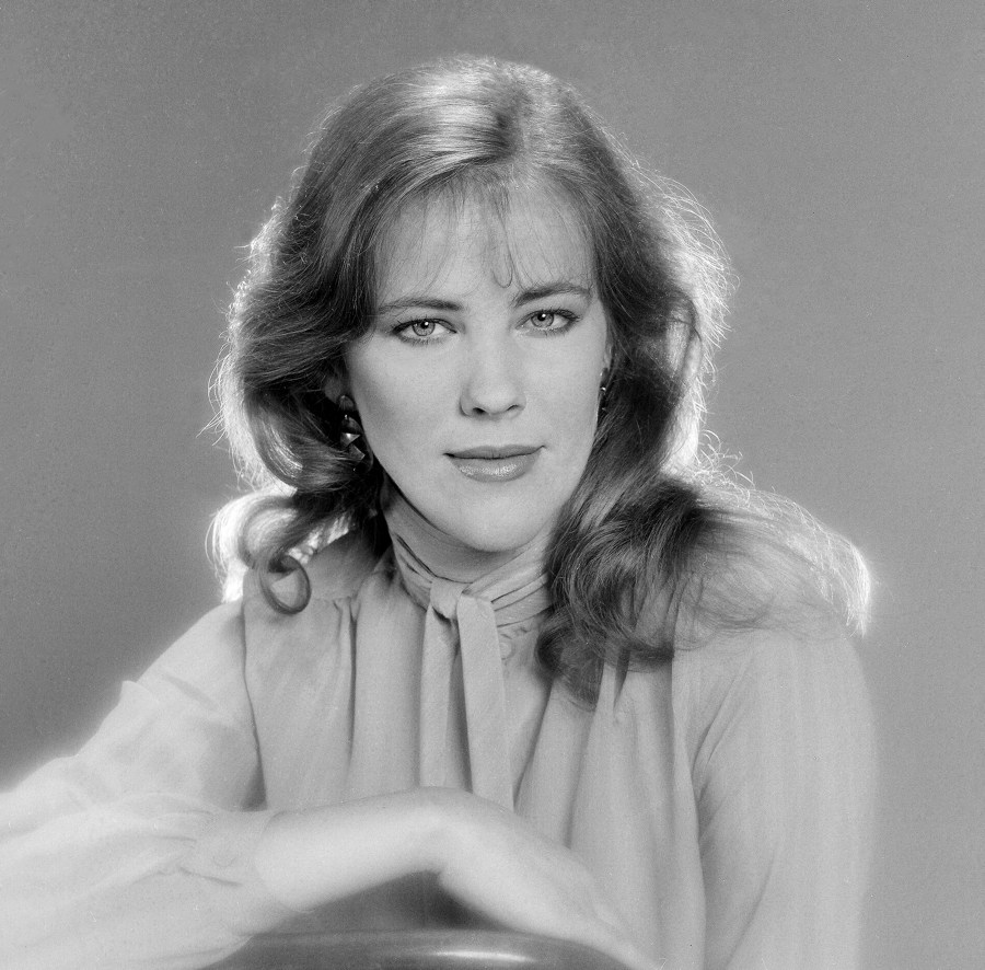 Catherine O'Hara in 1981, in black and white.