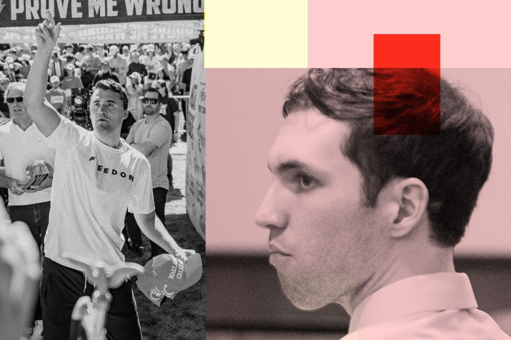 Photos of Tyler Robinson and Charlie Kirk