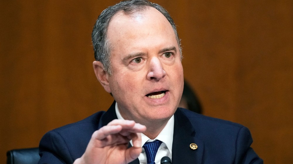 Sen. Adam Schiff at the Capitol.