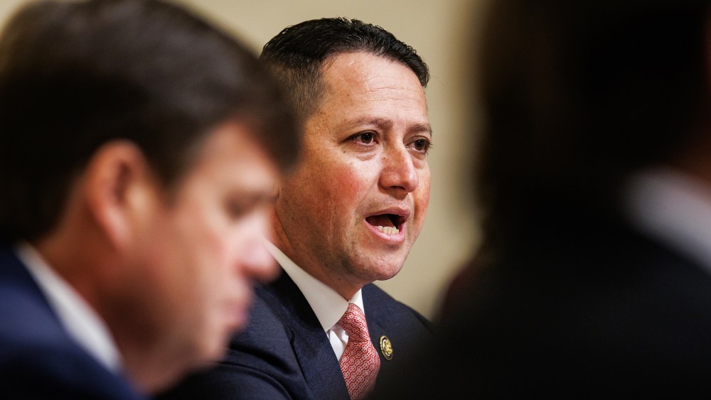 Rep. Tony Gonzales speaks during a House Homeland Security Committee hearing.