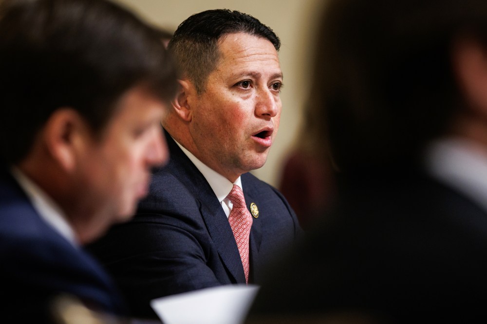 Rep. Tony Gonzales speaks during a House Homeland Security Committee hearing.