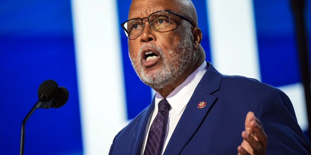 Rep. Bennie Thompson during the third day of the Democratic National Convention.