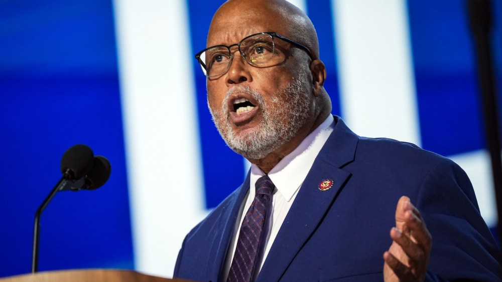 Rep. Bennie Thompson during the third day of the Democratic National Convention.