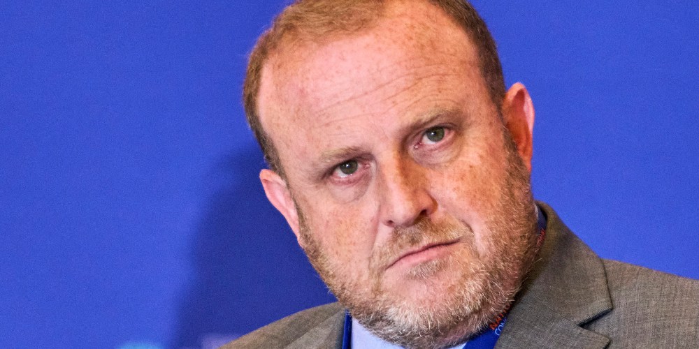 Jeremy Carl speaks at the National Conservatism Conference.