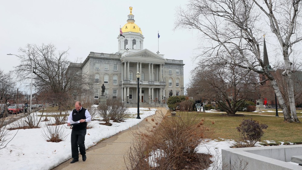 New Hampshire State House, the state capitol building of New Hampshire.